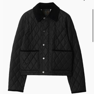 Burberry diamond quilted jacket, size Medium (M)